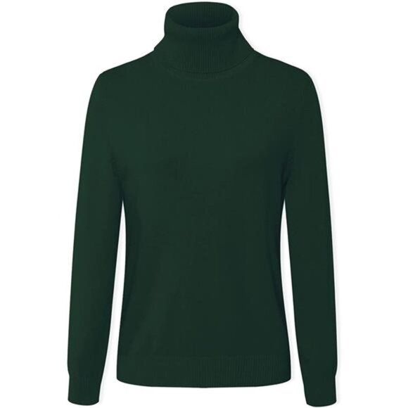 Women´s Long-Sleeve Turtleneck Sweater,09 Green
